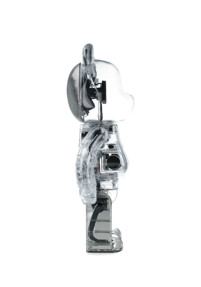 Statue Bearbrick Enceinte Clear Rinaro