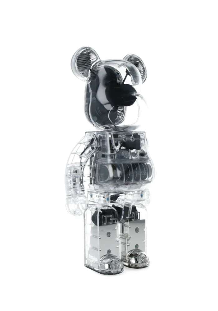 Statue Bearbrick Enceinte Clear Rinaro