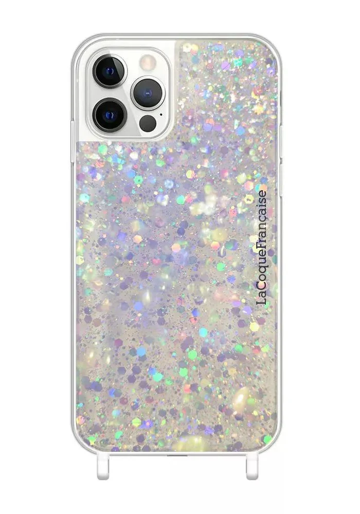 Coque À Paillettes Holographiques