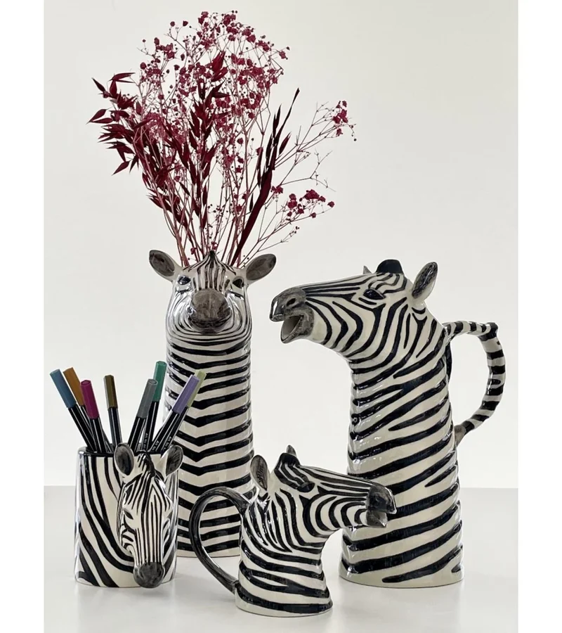 Vase zèbre