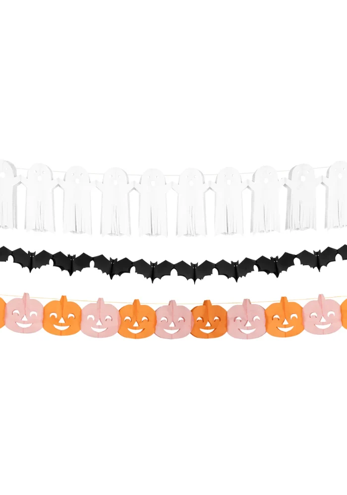 Guirlandes Halloween En Papier De Soie