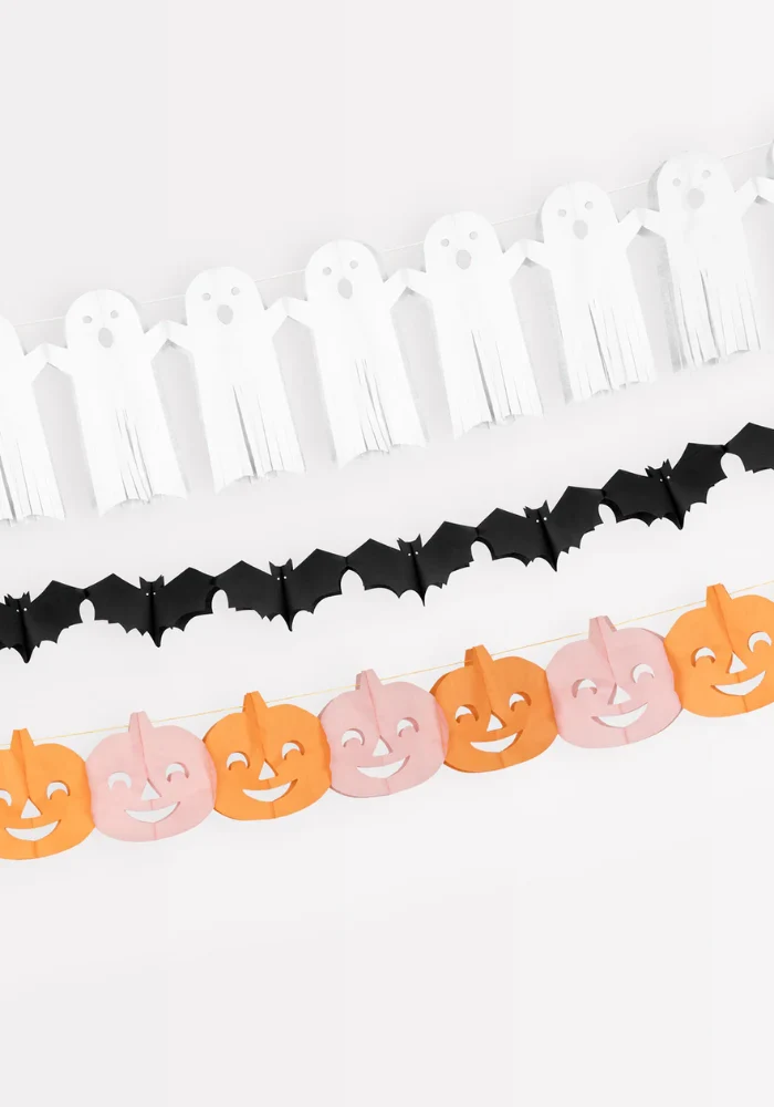 Guirlandes Halloween En Papier De Soie