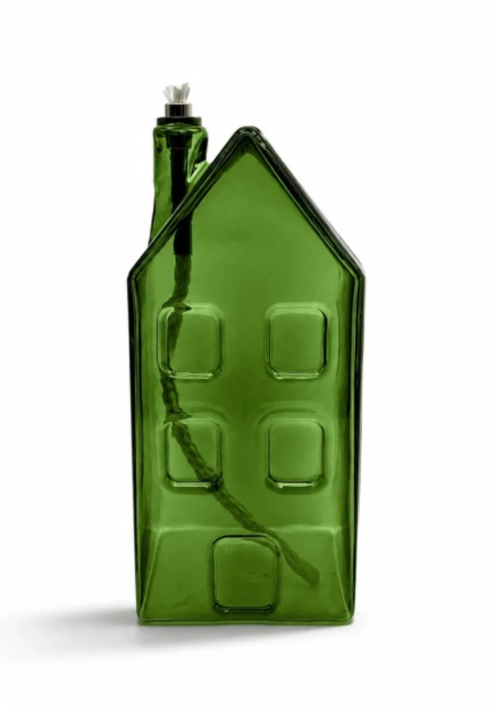 Lampe À Huile Maison M Verte