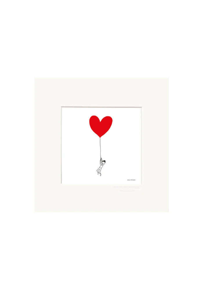 Affiche 2021 Ballon Coeur Soledad 22x22