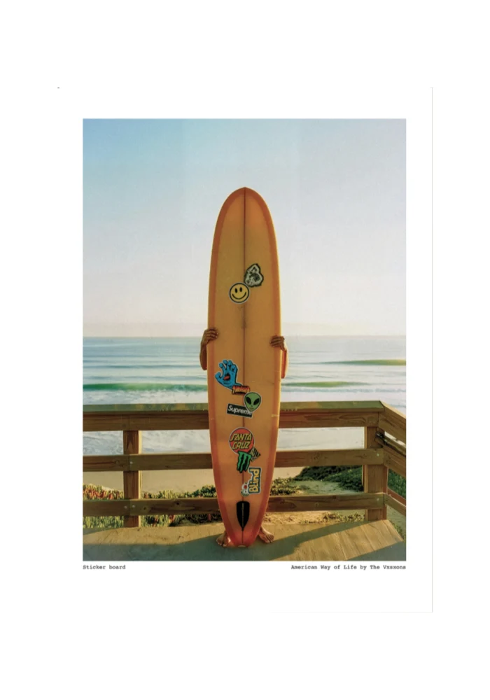 Affiche AWOL 006 - Sticker Board 30x40