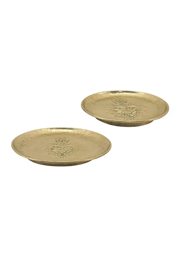 Lot De 2 Coupelles Coeur Ex Voto