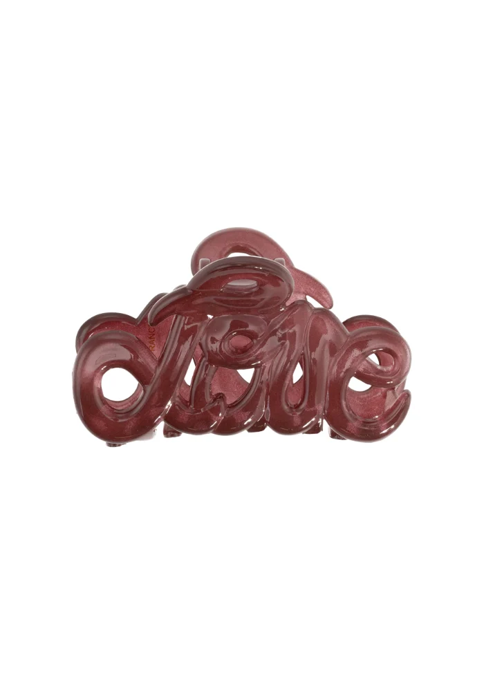 Petite Pince À Cheveux Love Claw Aubergine