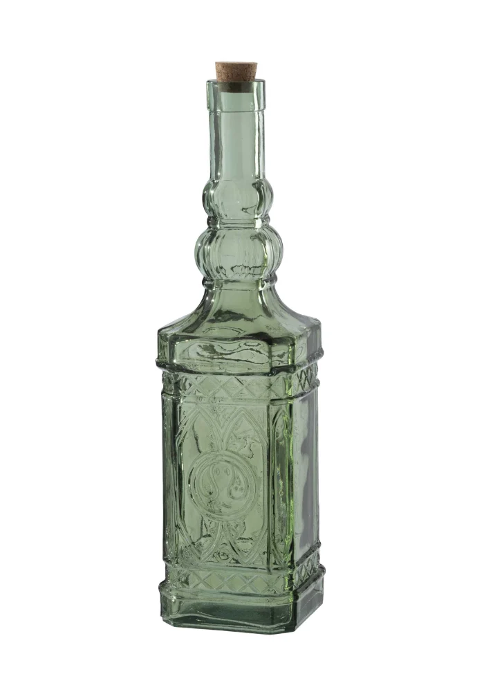 Bouteille En Verre XL Vert Foncé